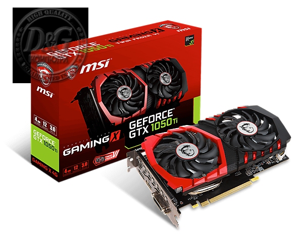 MSI GTX1050TI GAMING X 4G