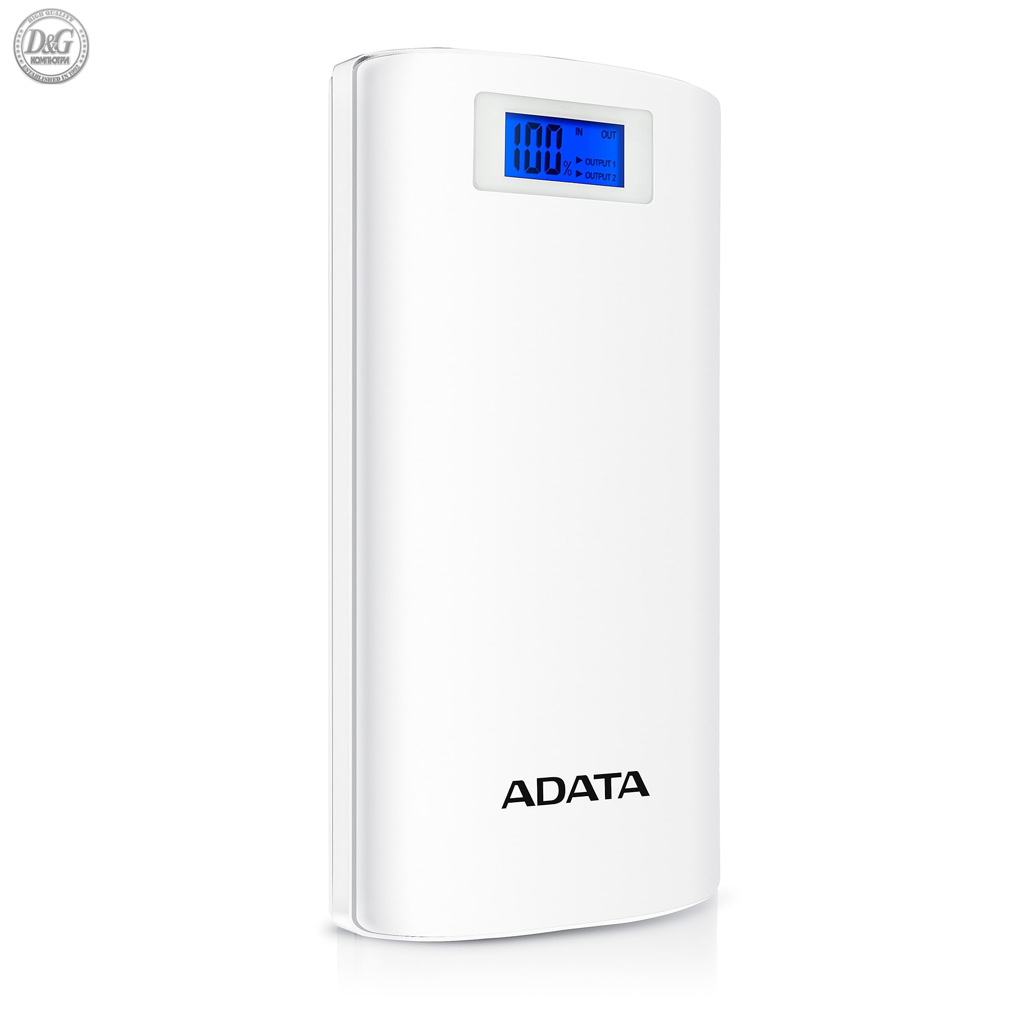 ADATA POWER BANK P20000D WHITE