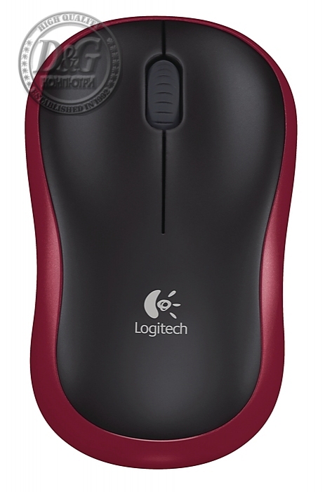 Logitech Wireless Mouse M185 Red