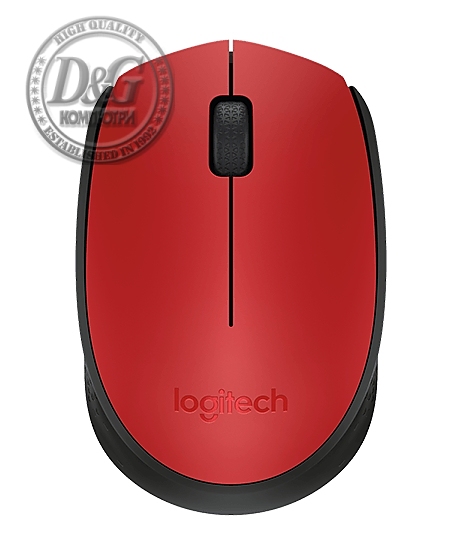 Logitech Wireless Mouse M171 Red