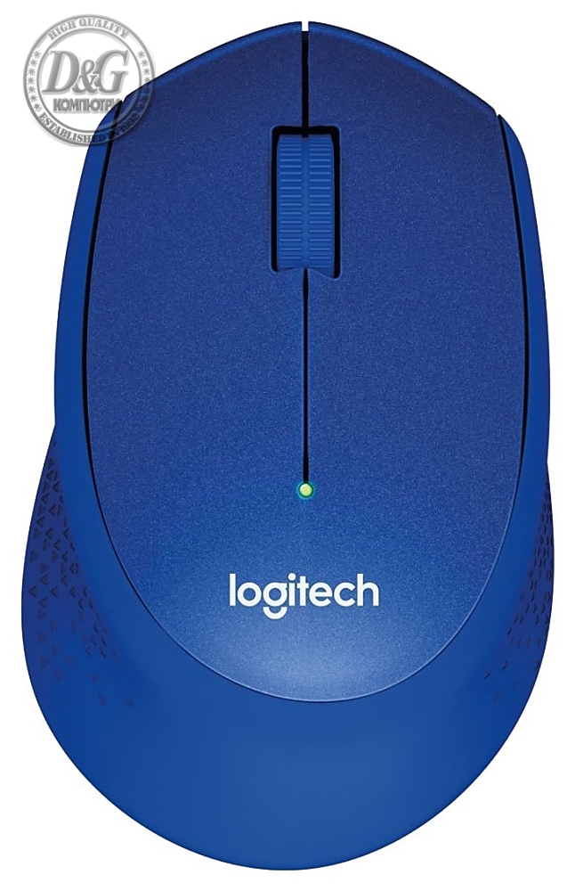 Logitech Wireless Mouse M330 Silent Plus, blue