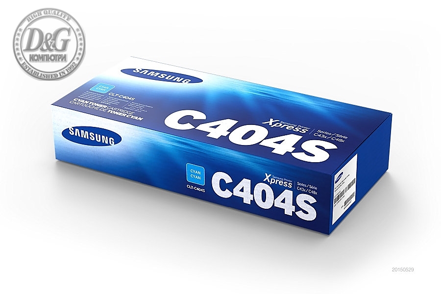 Samsung CLT-C404S Cyan Toner Cartridge