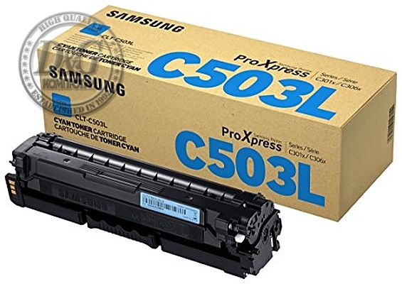 Samsung CLT-C503L H-Yld Cyan Toner Crtg