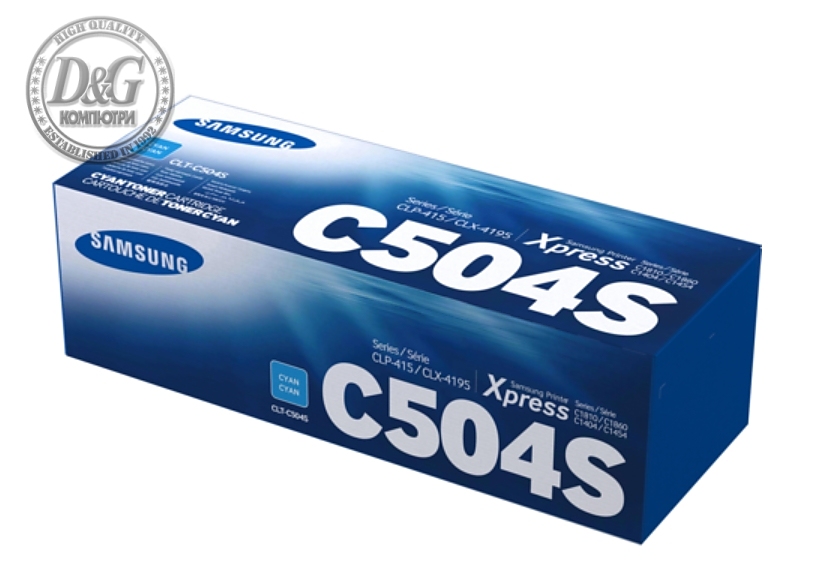 Samsung CLT-C504S Cyan Toner Cartridge