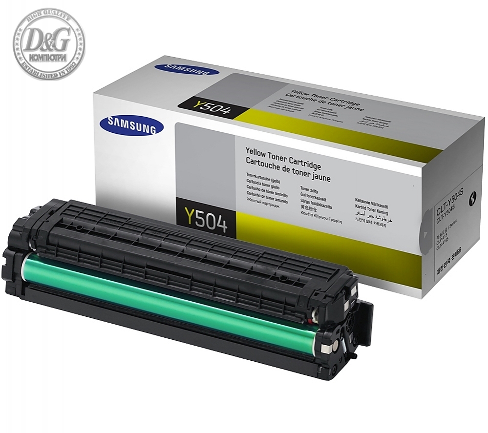 Samsung CLT-Y504S Yellow Toner Cartridge