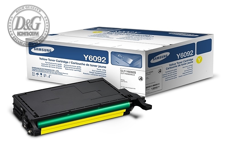 Samsung CLT-Y6092S Yellow Toner Crtg