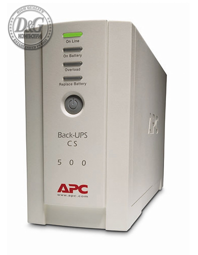 APC Back-UPS CS 500VA, USB or serial connectivity