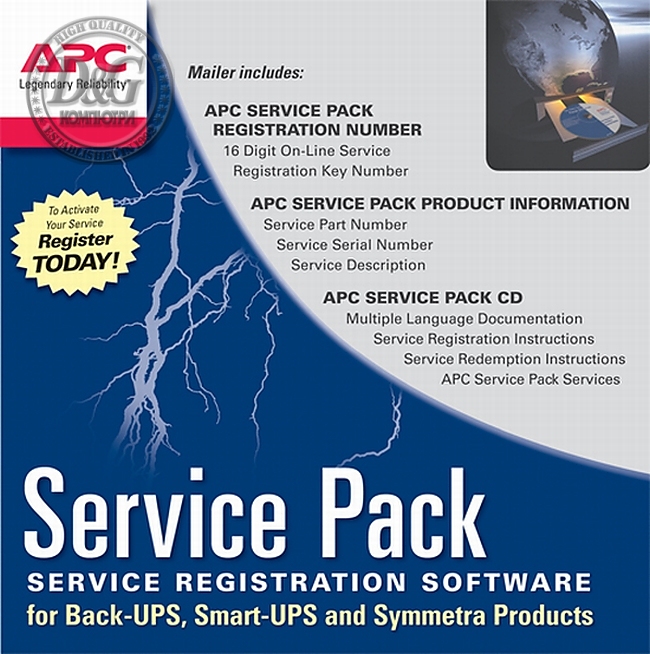 APC Service Pack 3 Year Warranty Extension (for new product purchases)