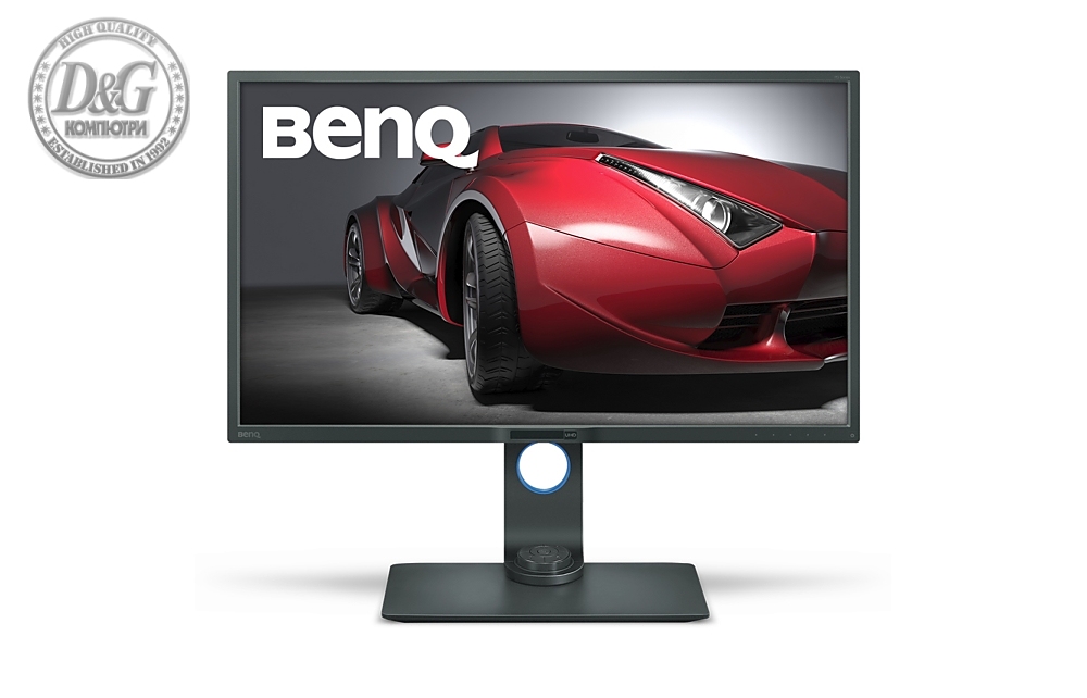 BenQ PD3200U, 32" IPS, 4ms, 3840x2160 4K, Designer Monitor, 100% sRGB, PIP/PBP, CAD/CAM, Display Pilot, Flicker-free, LBL, 1000:1, 20M:1 DCR, 10 Bit, 350 cd/m2, HDMI x2, DP, miniDP, USB Hub, Card R/W, Speakers, Height Adj., Swivel, Pivot, Tilt, Gray