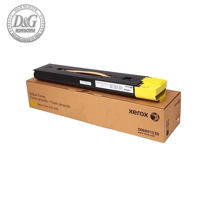 Xerox Color 550/560 Yellow Toner Cartridge/ 34K pages at 5% coverage