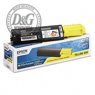 Epson Yellow Toner Cartridge C1100 Standard Capacity