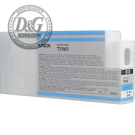 Epson T596 Ink Cartridge Light Cyan 350 ml