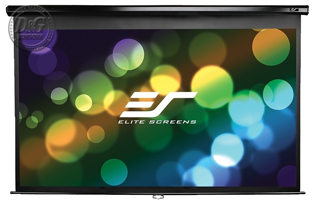 Elite Screen M84UWH Manual, 84" (16:9), 185.4 x 104.1 cm, Black