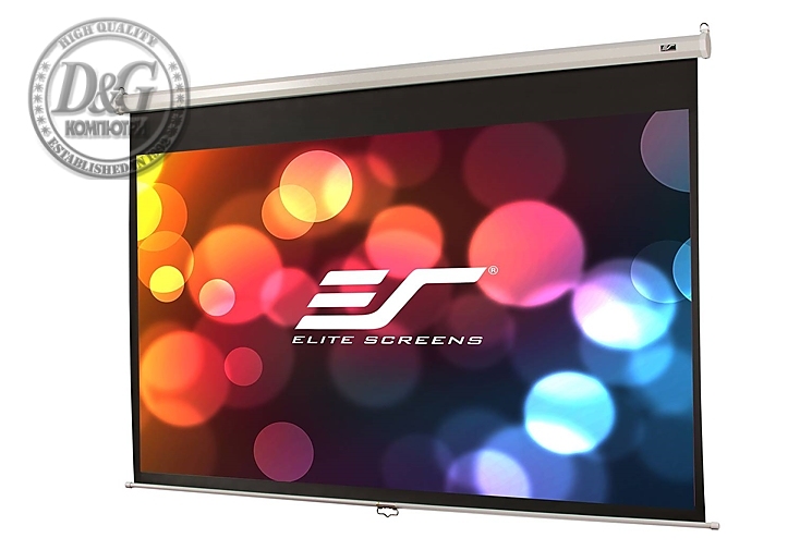 Elite Screen M100XWH Manual, 100" (16:9), 221.0 x 124.5 cm, White