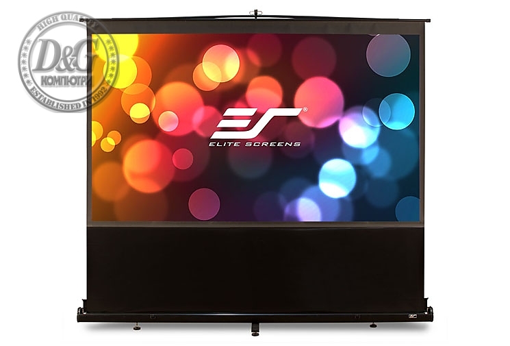 Elite Screen F84NWH, 84" (16:9), 185.9 x 104.6 cm, Black