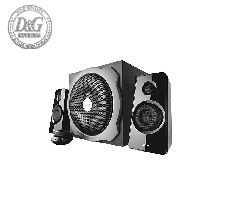 TRUST Tytan 2.1 Subwoofer Speaker Set - black