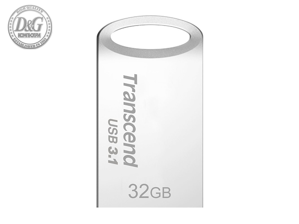 Transcend 32GB JETFLASH 710, USB 3.1, Silver Plating