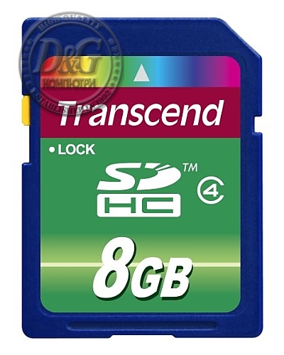 Transcend 8GB SDHC (Class 4)