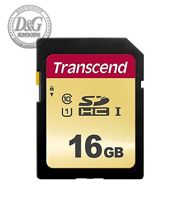 Transcend 16GB SD Card UHS-I U1, MLC