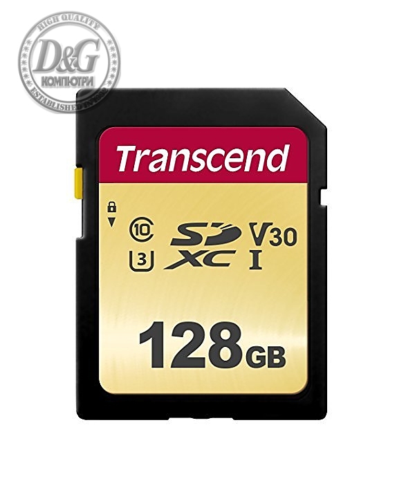 Transcend 128GB SD card UHS-I U3, MLC