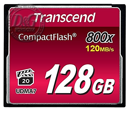 Transcend 128GB CF Card (800x)