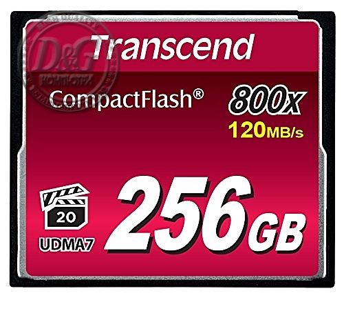 Transcend 256GB CF Card (800x)