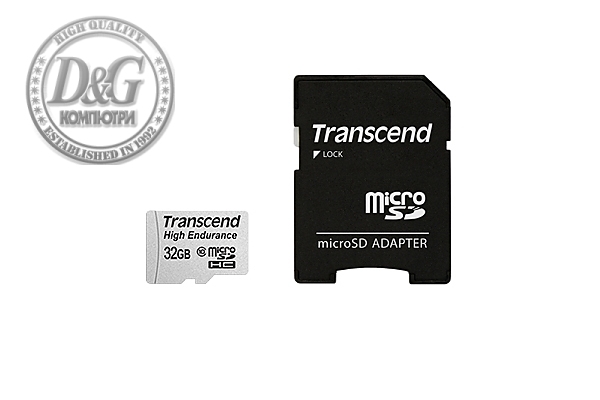 Transcend 32GB USD Card (Class 10) Video Recording