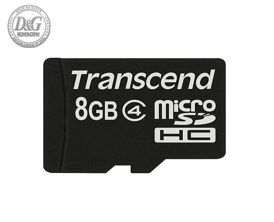 Transcend 8GB micro SDHC (No Box & Adapter, Class 4)