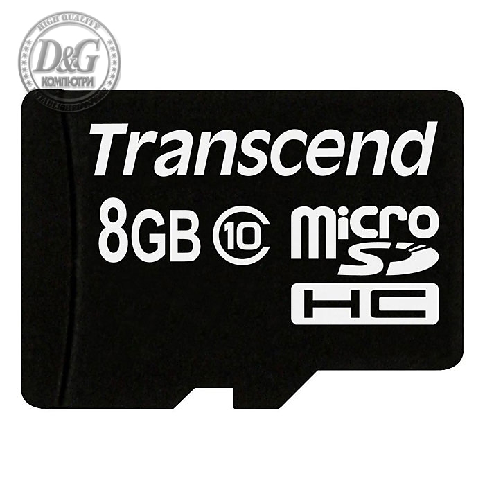 Transcend 8GB micro SDHC (No Box & Adapter, Class 10)