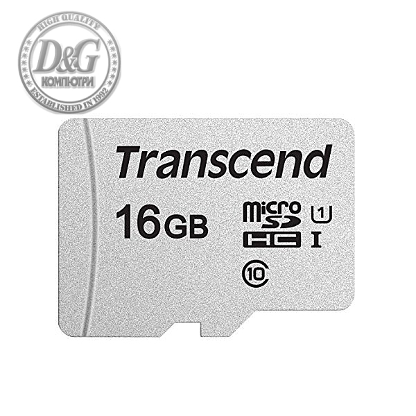 Transcend 16GB microSD w/o adapter UHS-I U1