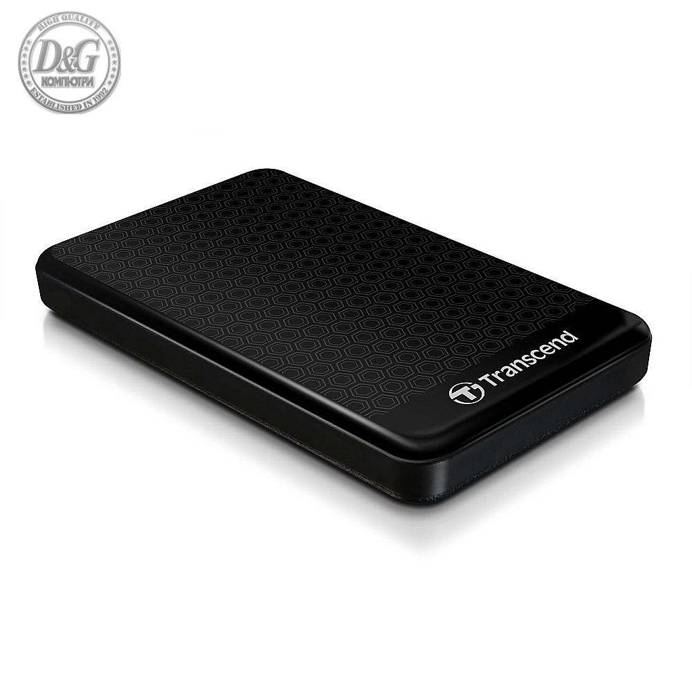 Transcend 2TB StoreJet 2.5" A3, Portable HDD, USB 3.1, Black