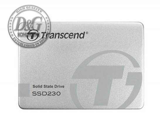 Transcend 128GB, 2.5" SSD 230S, SATA3, 3D TLC, Aluminum case