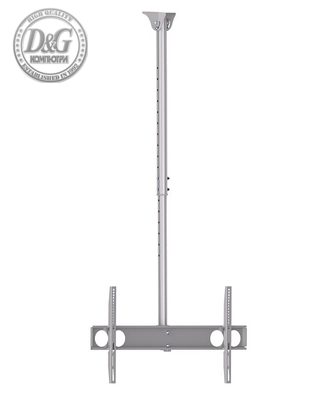 Sunne Ceiling TV Bracket, 37"-63", tilting 15°, max 50kg, max VESA 800x400, TV to ceiling 1050-1560mm