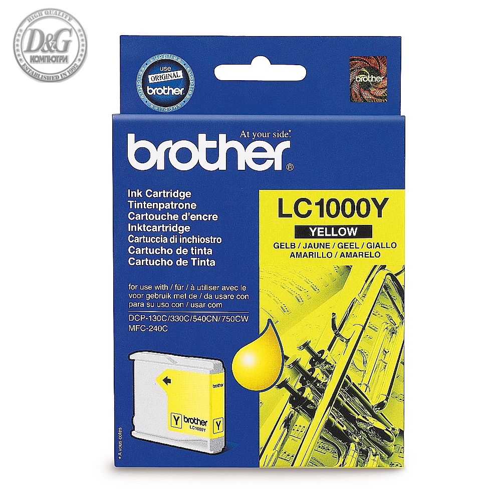 Brother LC-1000Y Ink Cartridge