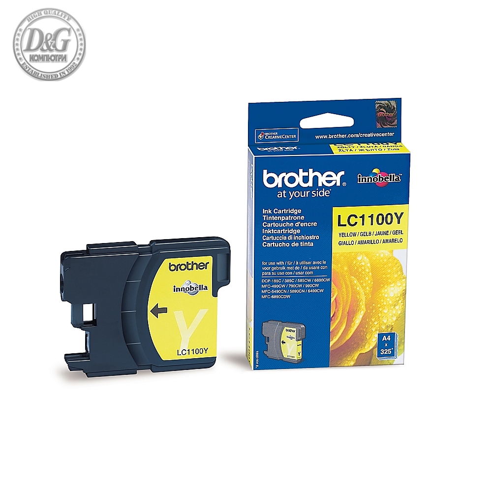 Brother LC-1100Y Ink Cartridge Standard