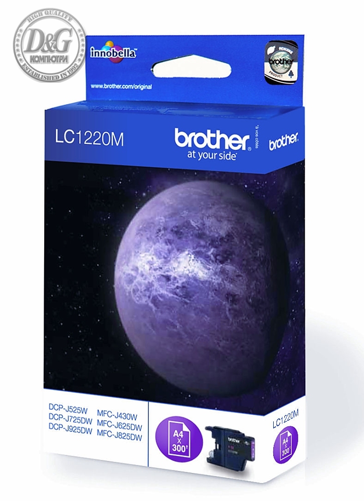 Brother LC-1220M Ink Cartridge for DCP-J525W/DCP-J725DW/DCP-J925DW/MFC-J430W