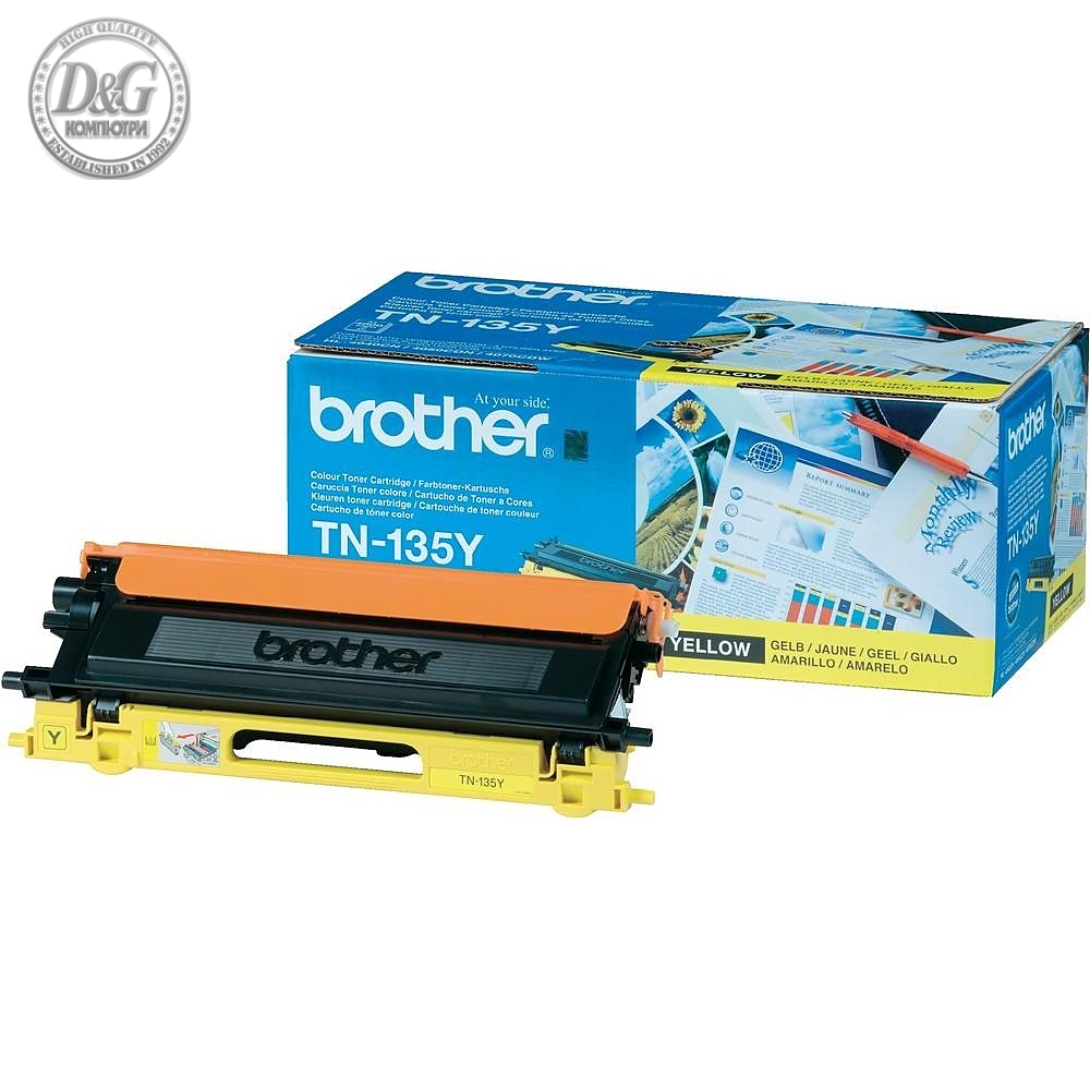 Brother TN-135Y Toner Cartridge High Yield