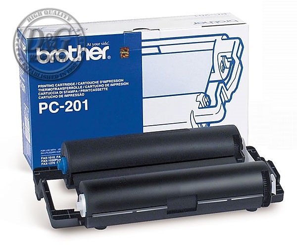 Brother PC-201 Ribbon Cartridge for FAX-1010/20/30, FAX-1010Plus/1030Plus, FAX-1010e/1030e, MFC-1025 series