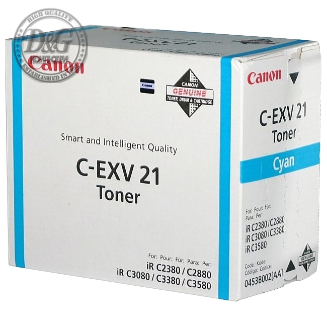 Canon Toner C-EXV 21, Cyan