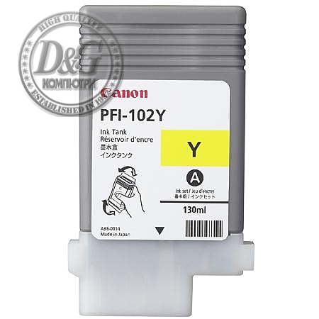 Canon PFI-102, Yellow