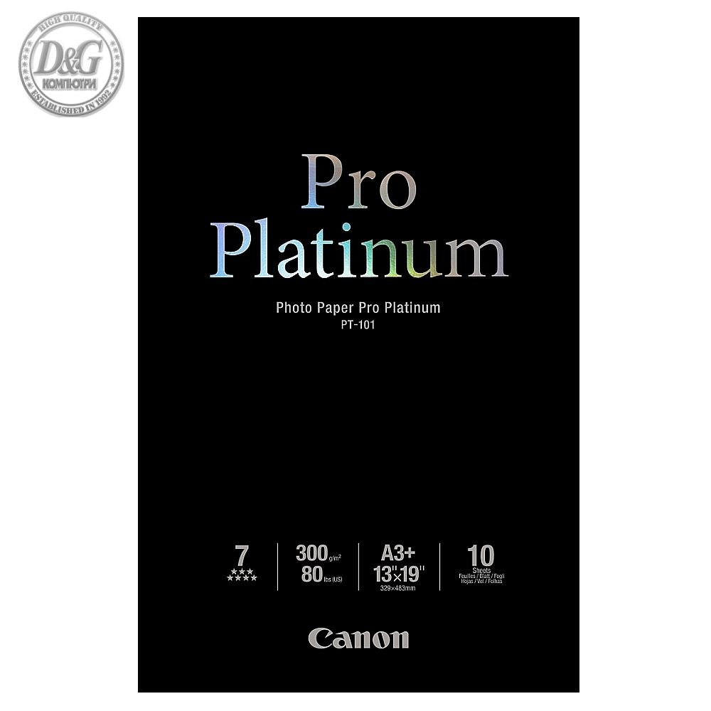 Canon PT-101, A3+, 10 sheets