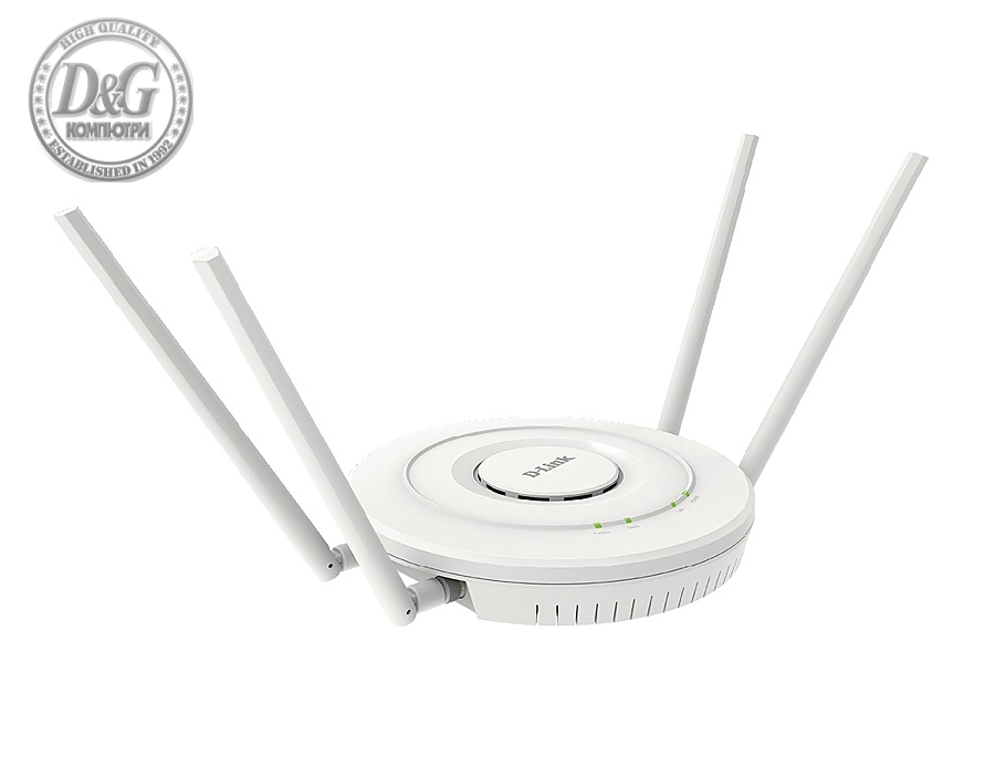 D-Link Unified Wireless AC1200 Concurrent Dual-band PoE Access Point with External Antennas