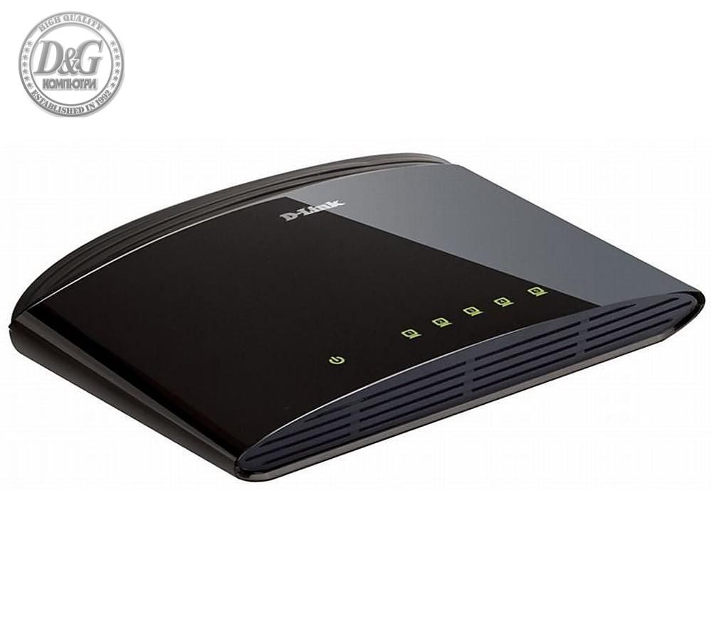 D-Link 5-Port 10/100Mbps Fast Ethernet Unmanaged Switch