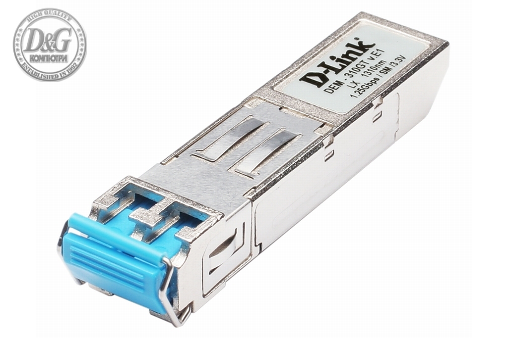 D-Link 1-Port Mini-GBIC to 1000BaseLX Transceiver