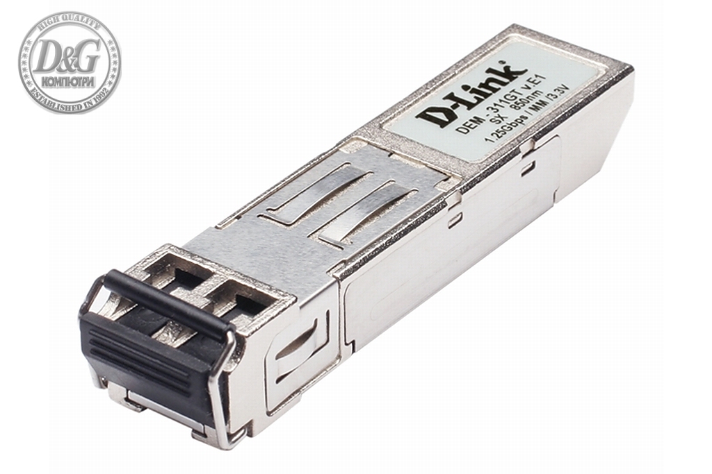 D-Link 1-Port Mini-GBIC to 1000BaseSX Transceiver