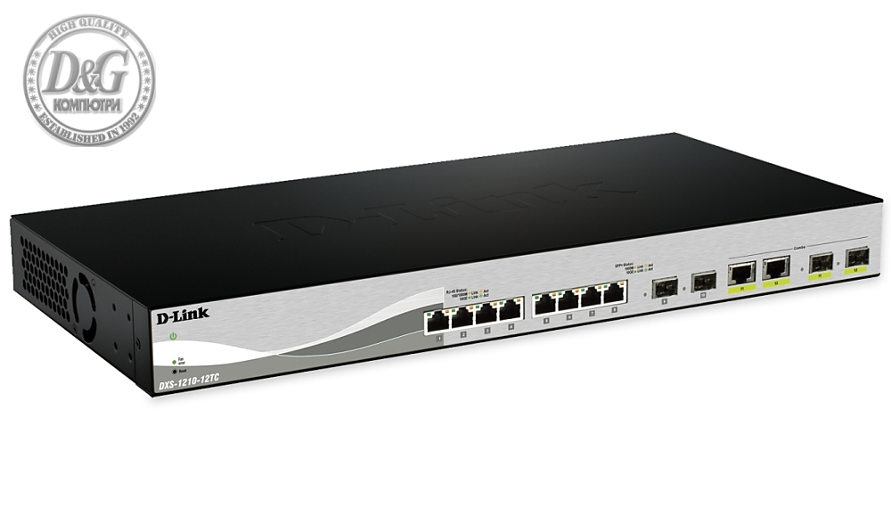 D-Link 12 Port switch including 8x10G ports & 4xSFP