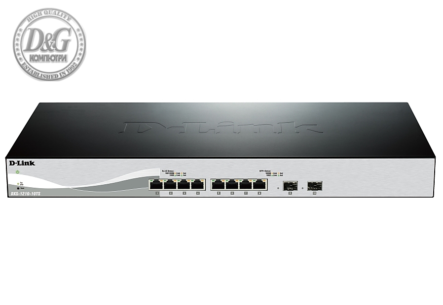 D-Link 10 Port switch including 8x10G ports & 2xSFP