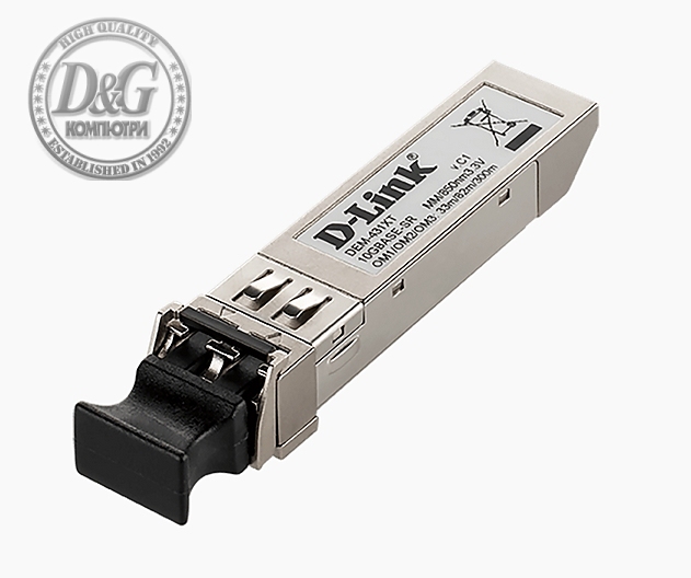 D-Link 10GBase-SR SFP+ Transceiver, 80/300m