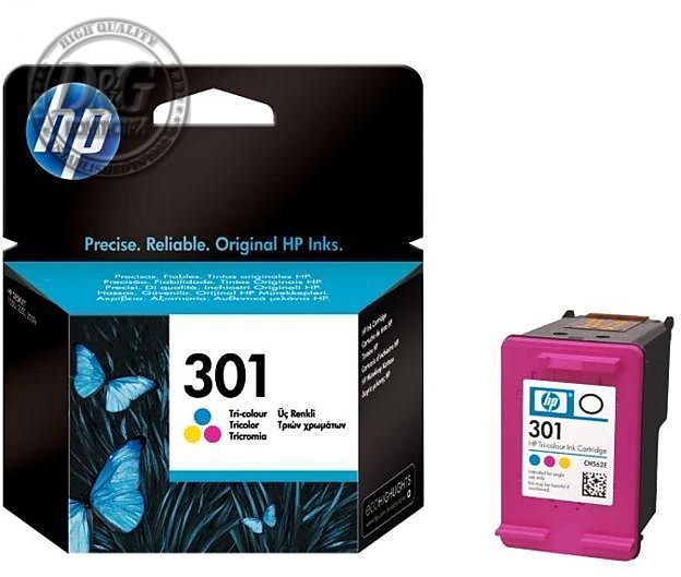 HP 301 Tri-color Ink Cartridge