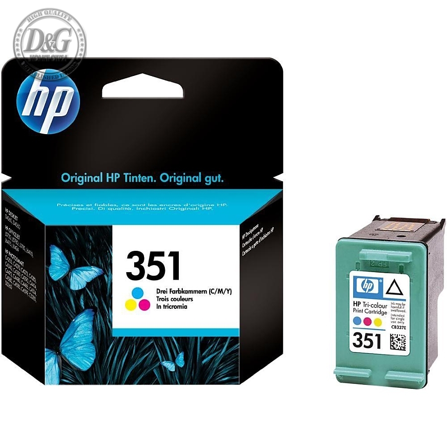 HP 351 Tri-color Inkjet Print Cartridge